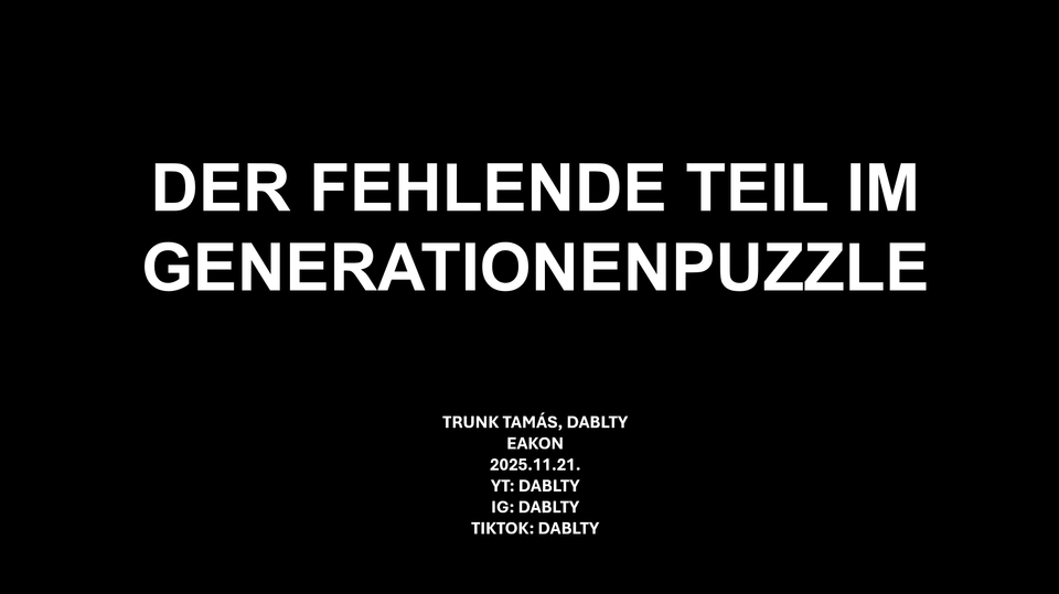 Der fehlende Teil im Generationenpuzzle