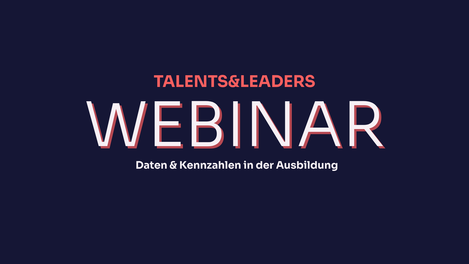 Best-Practice Webinar - Daten & Kennzahlen in der Lehrlingsausbildung